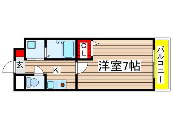 セントラルハイツ東別院の物件間取画像